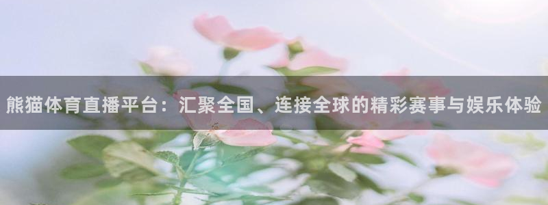 熊猫体育直播平台：汇聚全国、连接全球的精彩赛事与娱乐体验